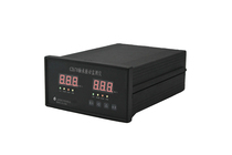 Fan motor vibration monitor with alarm transmission output bearing vibration meter connected to magnetoelectric vibrator