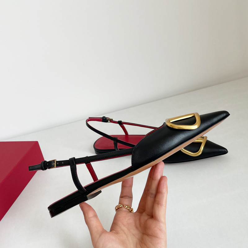 V Brand Cat Heel Pointed Toe Mules Women's Summer Genuine Leather Professional Stiletto Ankle Strap Black Sheepskin High Heels V Brand Cat Heel Pointed Toe Mules Women's Summer Genuine Leather Professional Stiletto Ankle Strap Black Sheepskin High Heels