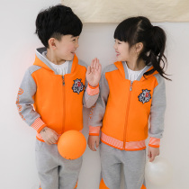 Kindergarten garden clothing spring and autumn winter suit cotton Korean version of British style Primary School uniform teacher garden uniform teacher garden uniform