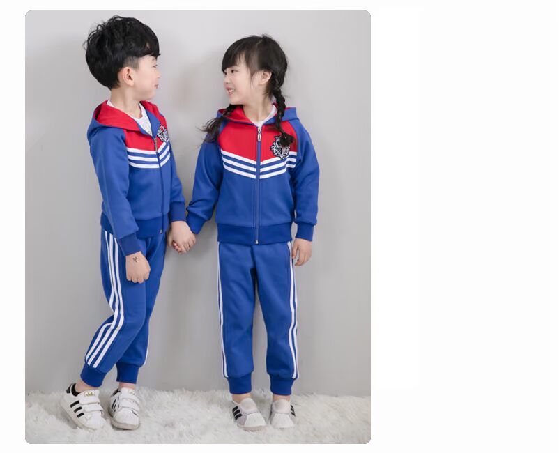 Quần áo sân vườn mẫu giáo mùa xuân và mùa thu tải bông Anh gió đồng phục trường tiểu học thể thao phù hợp với giáo viên trẻ em lớp dịch vụ tùy chỉnh váy trẻ em đẹp