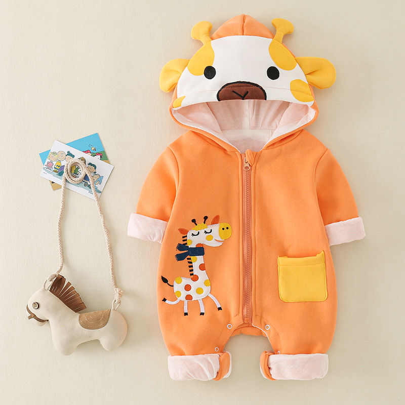 South Korean newborn baby clothes spring 3 - 6 - 9 months male and female baby climbs to newborn hackdress