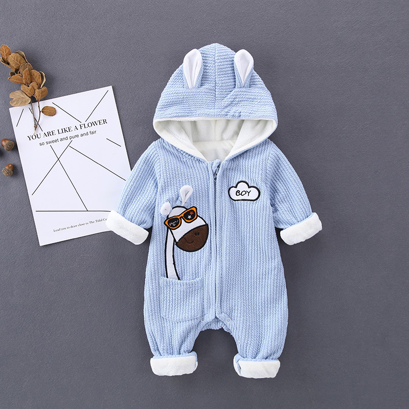 South Korea's ultra-foreign baby clothes spring even for men and women climbing clothes for newborn thin velvet outfits