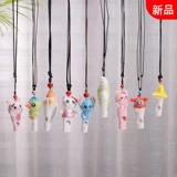 Детский мультяшный свисток, детская игрушка для детского сада, ожерелье, подвеска, подарок на день рождения