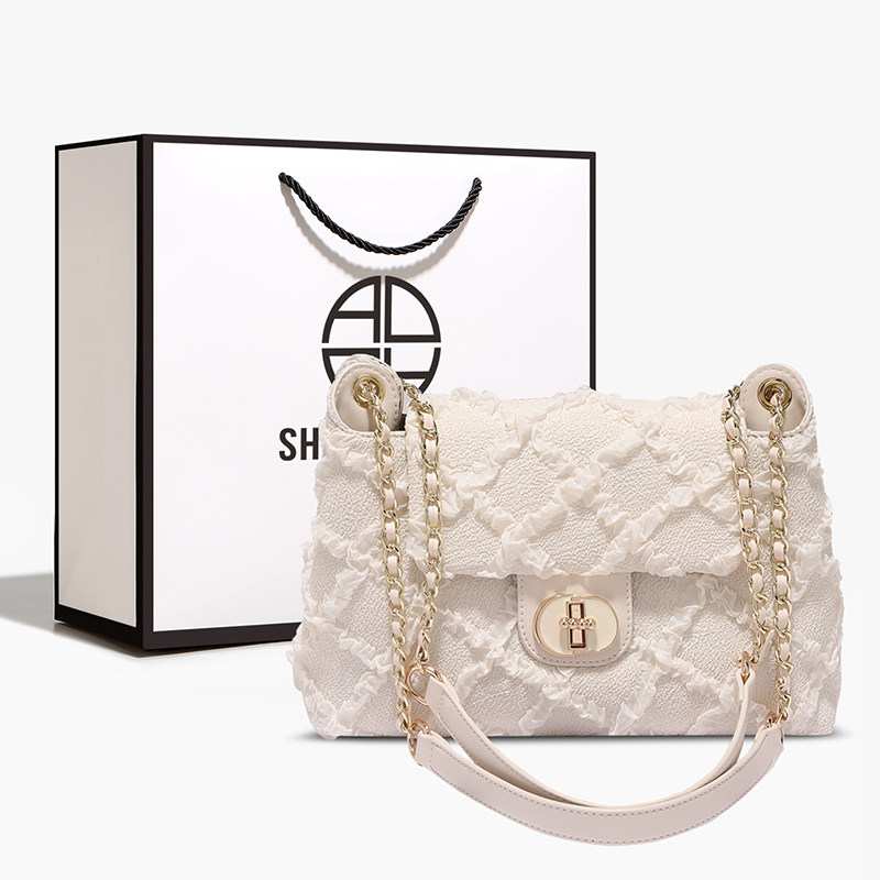 Гонконгская брендовая сумка женская, новинка 2025 года, высококачественный подарок на день рождения, сумка-мессенджер на цепочке, модная сумка подмышками на одно плечо