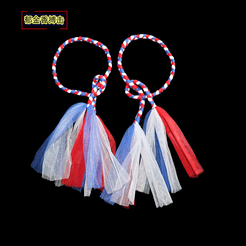 Thai Tai Fist Arm Hoop Arm Ring Hooded Air Hair Stirrup Colorful Arm 8 Quit Gutai Boxing Auspicious Ring to Dance