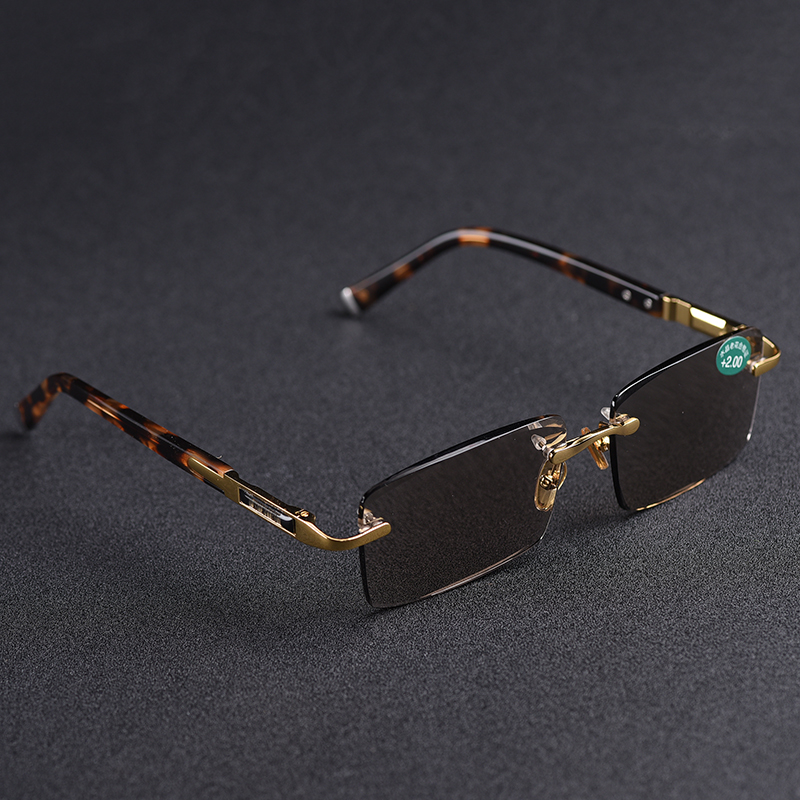 Crystal old flower glasses man pure natural tea colour old light stone without frame high cool East China Sea material to raise eye protection fatigue