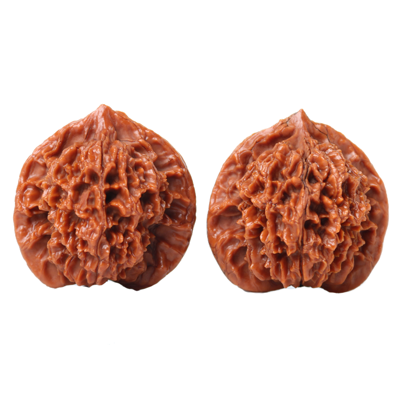 文玩堂：百花山满天星獅子頭（精品级）红皮 特大红皮老树文玩满天星麻核桃手把件密纹细选把玩狮子头百花山-淘宝