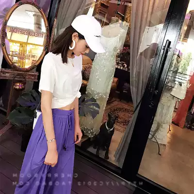 Hong Kong wide leg pants suit women's summer 2018 new fashion two-piece net red goddess Fan Xian thin casual high waist pants