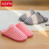 Dép cotton mùa đông nữ trong nhà dày đáy chống trượt ấm đôi nhà sàn dép bông sang trọng mùa đông nam - Trang chủ dep long di trong nha Trang chủ