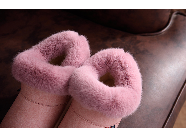 Mùa đông túi cotton với dép đôi nữ nhà không thấm nước chống trượt ấm áp dày nam và nữ giày lông bông dép đi trong nhà lock&lock