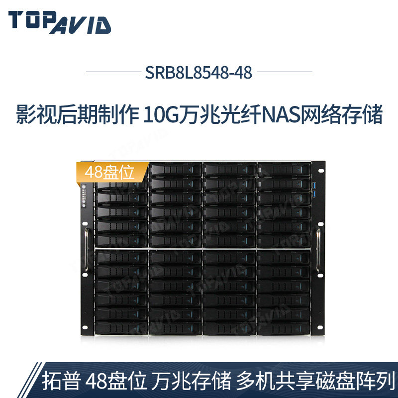 TOPAVID SRB8L8548-48 Disk Array 4K 10g Fiber Shared Storage Array