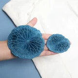 Вышивка из листьев лотоса тканевая пластырь отверстия.