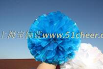 Blue colorful matt blue-professional examination competition flower ball hand flower classroom cheerleading Flower Ball