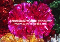 Spotted laser Rose Red game flower ball hand flower cheerleading Flower Ball dance Flower Ball