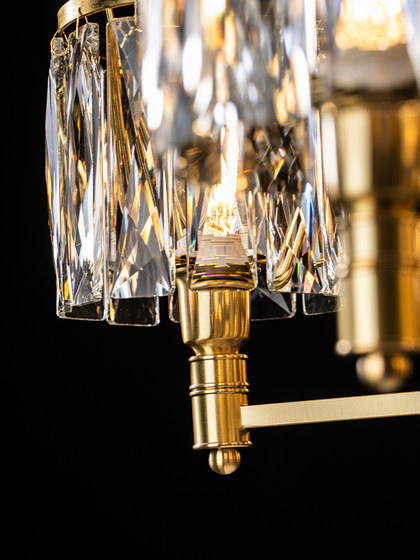 American crystal chandelier, all-copper light luxury living room lighting, luxurious and atmospheric dining room bedroom, Zhongshan lighting manufacturer direct sales
