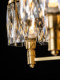 American crystal chandelier, all-copper light luxury living room lighting, luxurious and atmospheric dining room bedroom, Zhongshan lighting manufacturer direct sales