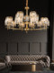 American-Style Light Luxury Crystal Chandelier, All-Copper Living Room Lighting, Modern Dining Room and Bedroom Elegant Lighting Fixtures, Direct Sales from Zhongshan Manufacturer