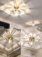 All-Copper Diamond Ceiling Lamp Corridor Aisle Lamp Post-Modern Entrance Balcony Lamp Zhongshan Lamp Manufacturer Direct Sales