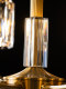 American-Style Light Luxury Crystal Chandelier, All-Copper Living Room Lighting, Modern Dining Room and Bedroom Elegant Lighting Fixtures, Direct Sales from Zhongshan Manufacturer