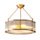 American-Style Light Luxury Ceiling Lamp, Creative and Unique, Simple Lighting Fixture for Living Room, Bedroom, Study, Round Lamp, Direct Sales from Zhongshan Manufacturer