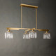 American Crystal Restaurant Chandelier All Copper Accessible Luxury Dining Table Lamp 2023 New Lamp Guangdong Zhongshan Factory Direct Sale