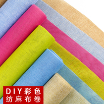 Colour Hemp Rolls Linen Boutian Garden Wind Hemp Cloth Rolls Flowers Wrapping Paper Material Supplies Flower Shop Bouquet Packaging 5