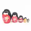 Five-layer Japanese girl Matryoshka doll puzzle wooden toys Craft gifts Home decoration decoration