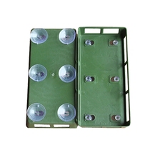 Rectangular front suction cup Rectangular box Suction cup Plastic base Suction cup Wedding car decoration does not contain flower mud