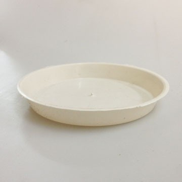 Round flower mud plastic base Florist supplies flower mud tray Size multiple choice Black and white color random