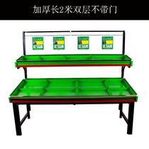 Snack shelf supermarket fruit and vegetable rack convenient simple fruit and vegetable detachable single row fruit stall one meter long commercial