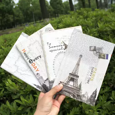 Korean stationery A5 fresh creative retro thick 32k student notebook notepad diary book wholesale