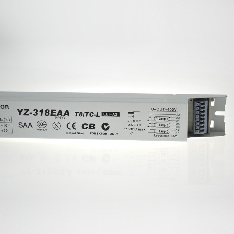 3AAA YZ-318EAA T8 18WX3 L360D fluorescent lamp electronic ballast 18W one drag three