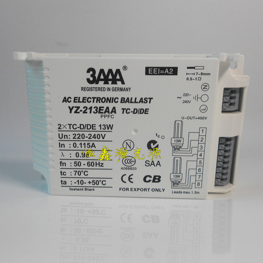 3AAA YZ-213EAA TC-D DE Electronic camp light ballast 13W Ballast 2*13W 1*13W