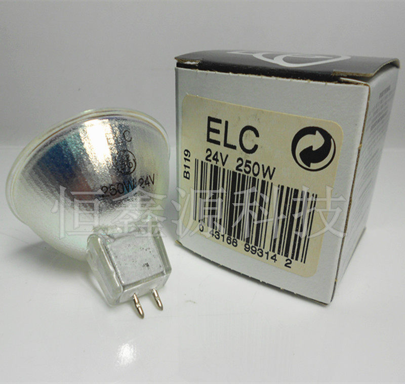 Original GE ELC 24V250W Halogen tungsten lamp cup 24V 250W halogen lamp 24V 250W