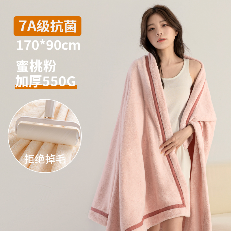 7A Antibacterial Geometric Bath Towel, Premium Household Use for Men and Women, More Absorbent Than Pure Cotton, Large and Thick for Adults