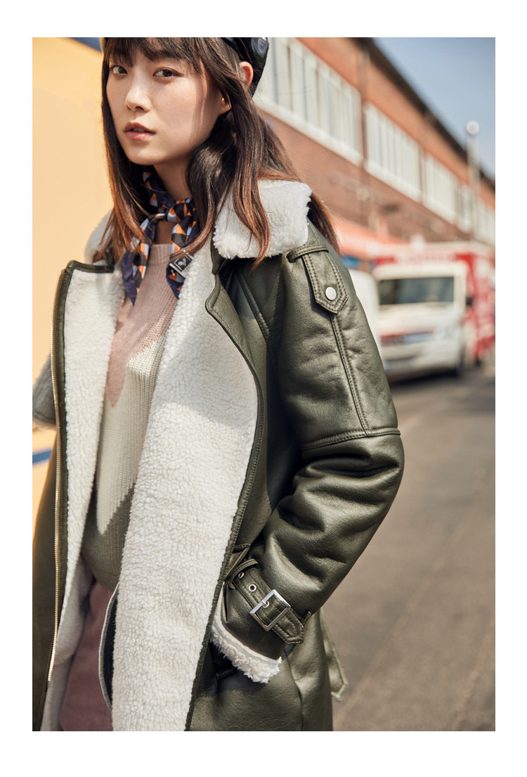 Manteau de fourrure femme PEACEBIRD    - Ref 3174647 Image 11