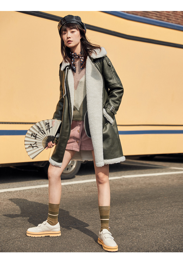 Manteau de fourrure femme PEACEBIRD    - Ref 3174647 Image 14