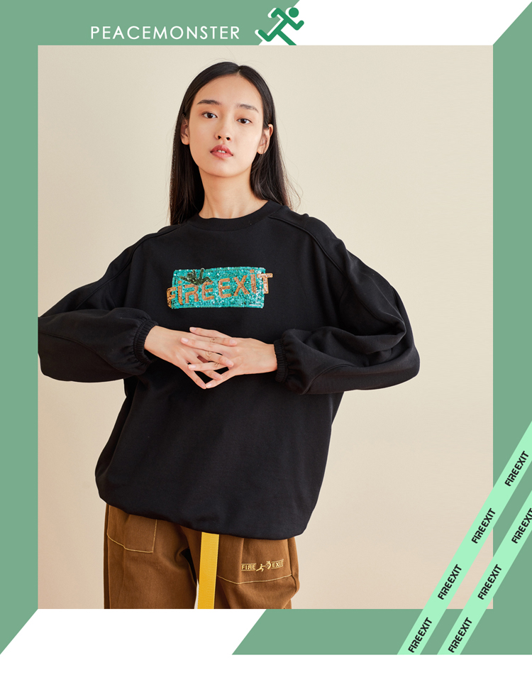 Sweatshirt femme PEACEBIRD    - Ref 3216483 Image 7