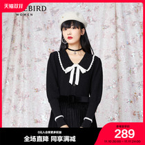 (Mall Same Style) Peacebird Women's Fashion 2020 New Elegant Bow Knot Jumper A5EEB1109