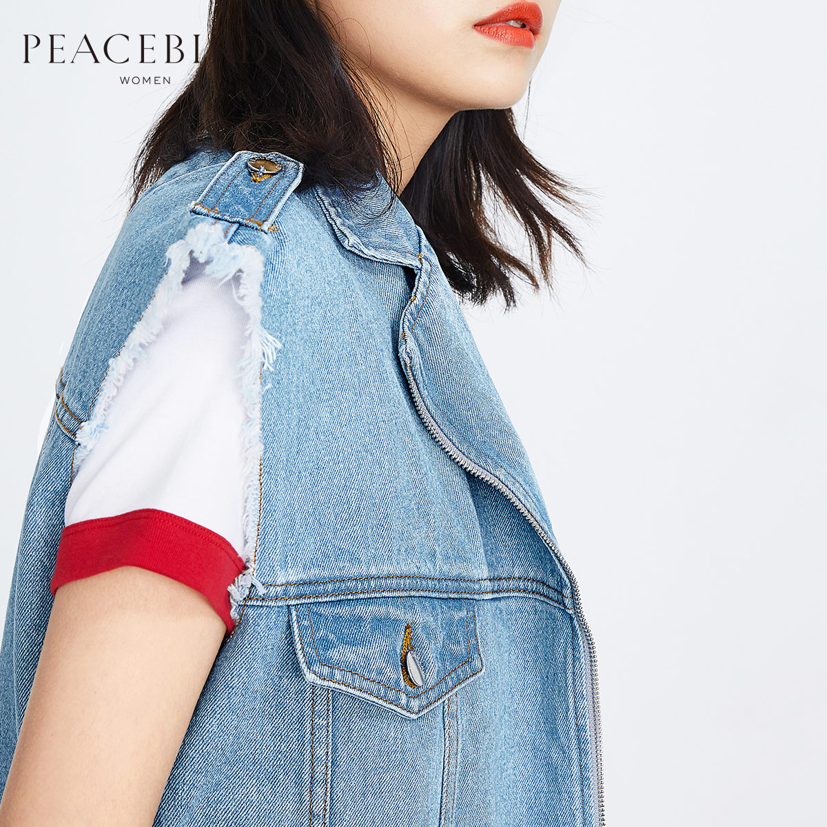 Débardeur chaud pour femme PEACEBIRD    - Ref 3176795 Image 4