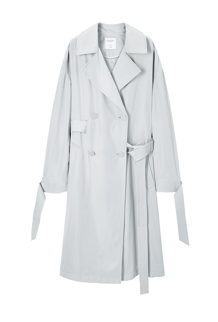 Trench pour femme PEACEBIRD    en Polyester - Ref 3226194 Image 19