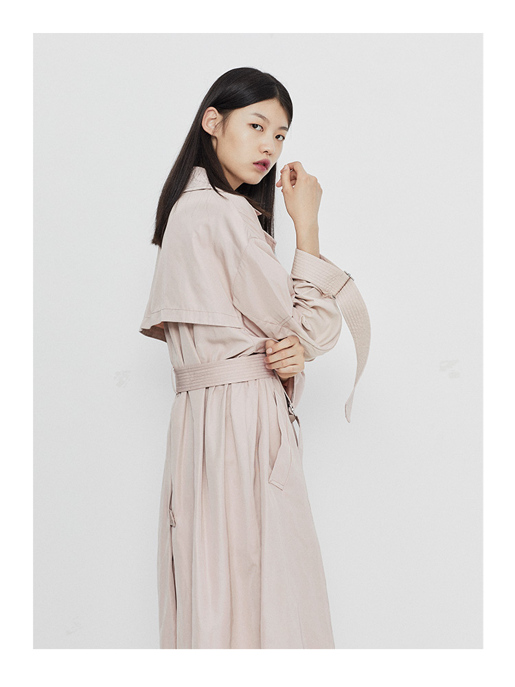 Trench pour femme PEACEBIRD    en Polyester - Ref 3226194 Image 12
