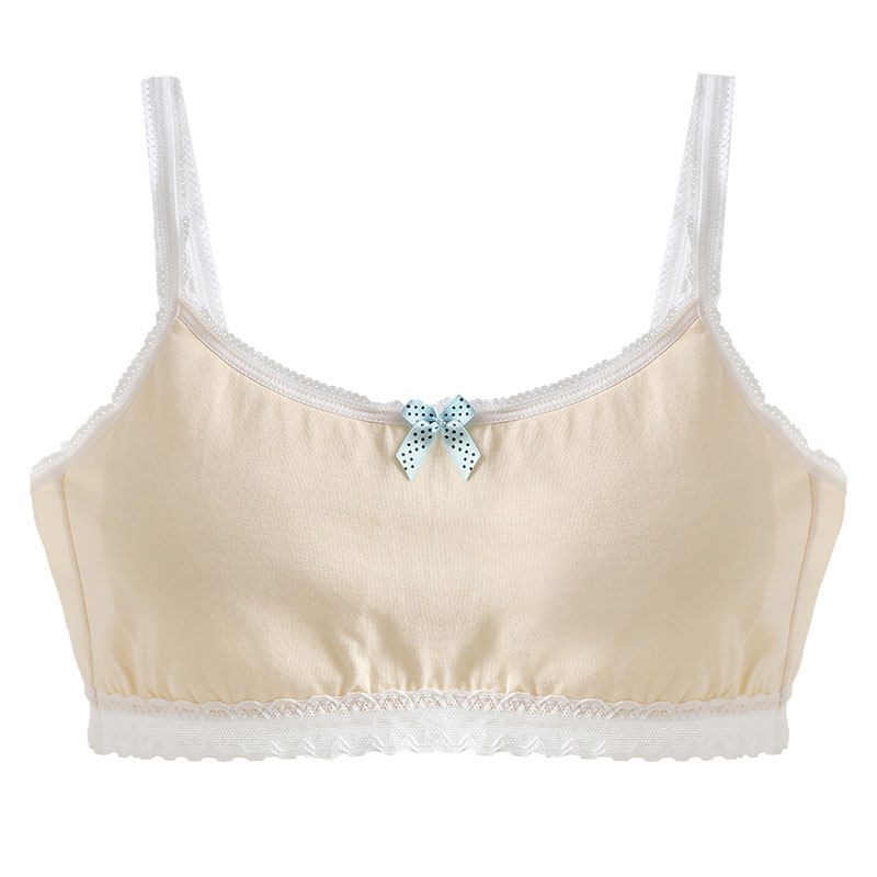 Girls' underwear vest development period children's big children girl bra 12 pure cotton primary school students wear sling 10