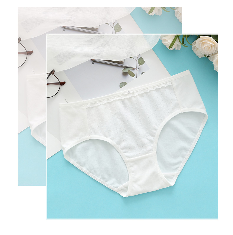 Yilanfen cô gái đồ lót eo trung bình kích thước lớn học sinh cotton thoáng khí học sinh trung học cơ sở học sinh trung học quần hông quần xì con gái