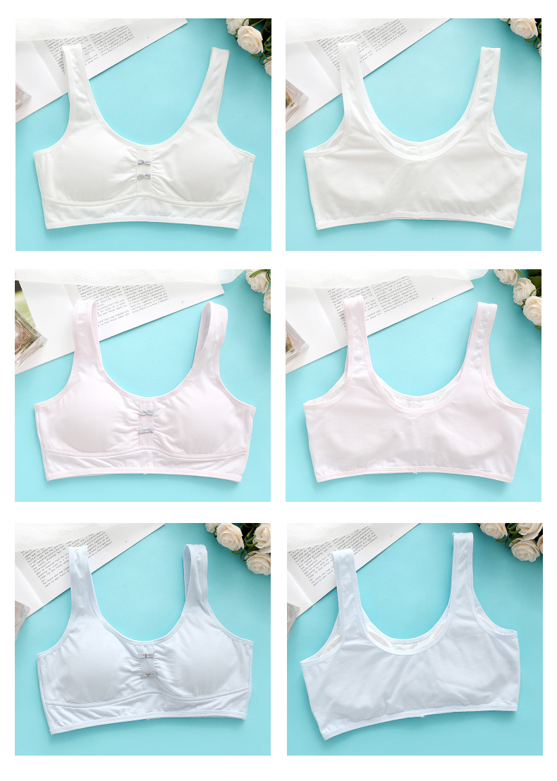 2 mảnh của Yilanfen cô gái đồ lót vest học sinh cô gái thời kỳ phát triển áo ngực trẻ em nữ áo ngực trẻ em ao cup nguc