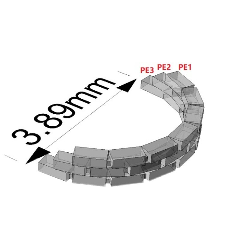1 2000 SHIPS RETROFITTING PIECES PROTECTIVE SANDBAGS (etched sheet pieces) brochure See details page
