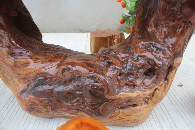 Chấm gà cánh gỗ khắc bàn cà phê toàn cây gốc hoa hồng lê vàng men gỗ rắn bàn trà 2ae9bd92-f - Các món ăn khao khát gốc bàn ghế gốc cây đẹp nhất