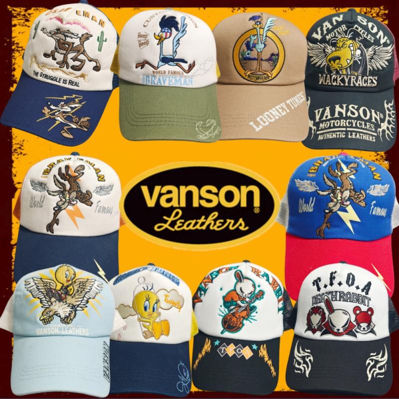 American Retro Va*Son Embroidered Cartoon Sunshade Trucker Hat Workwear Hat Baseball Cap Motorcycle Rider Amekaji American Retro Va*Son Embroidered Cartoon Sunshade Trucker Hat Workwear Hat Baseball Cap Motorcycle Rider Amekaji