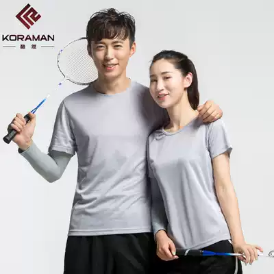 Short sleeve t-shirt factory wholesale quick-drying T-shirt men summer sports outdoor quick-drying clothes quick-drying round neck breathable T-shirt women