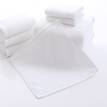 yiran 渏 ran 20 pure cotton medium and high-grade white small square towel kindergarten beauty salon hotel 40 50g